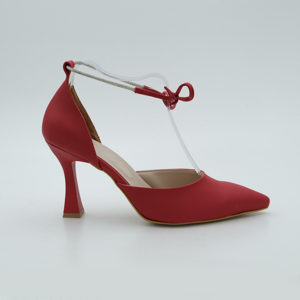 679 Kadın Topuklu Ayakkabı Kırmızı - 40
