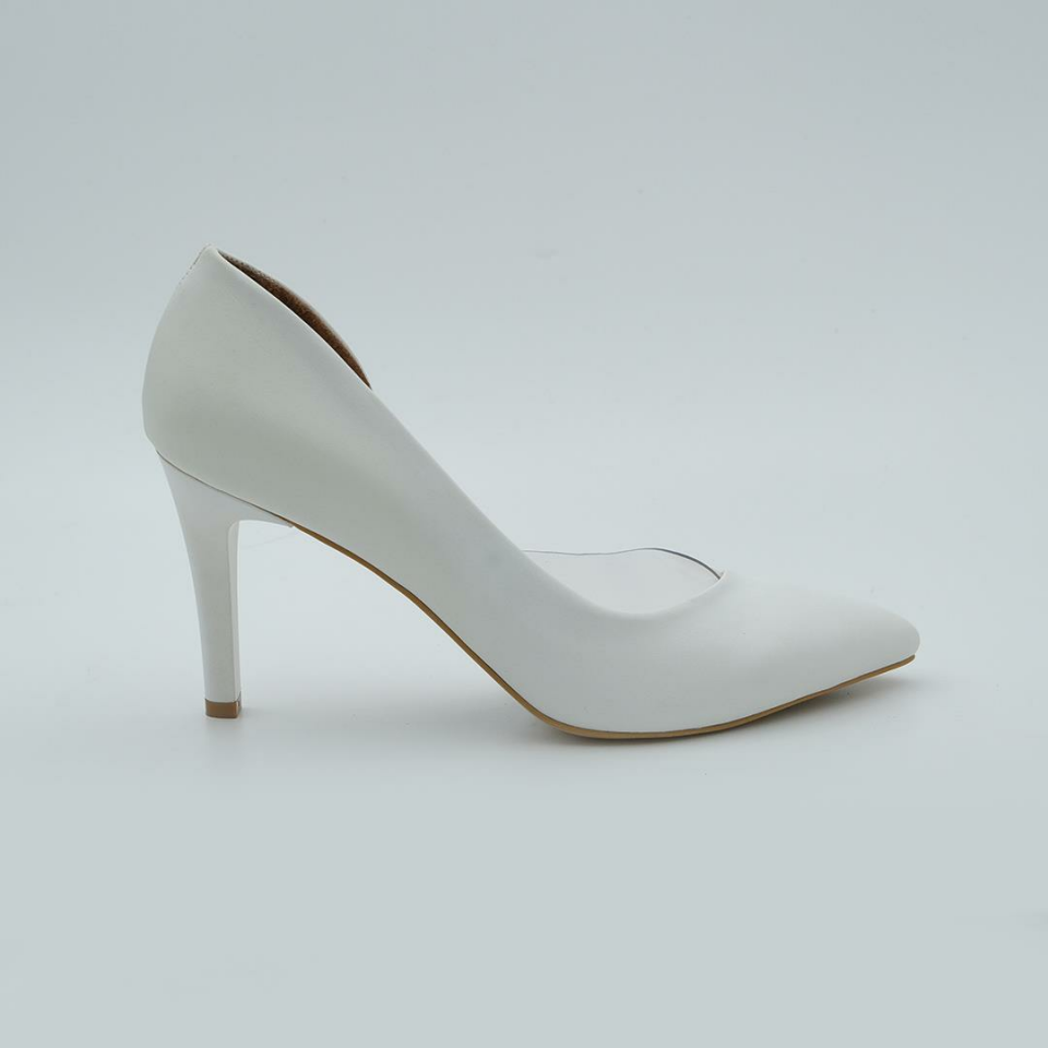 653 Topuklu Kadın Ayakkabı Beyaz - 40