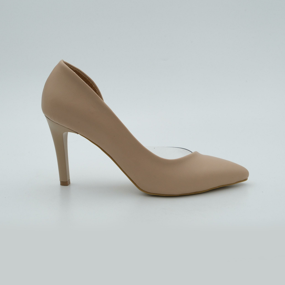 653 Topuklu Kadın Ayakkabı Ten Rengi - 39