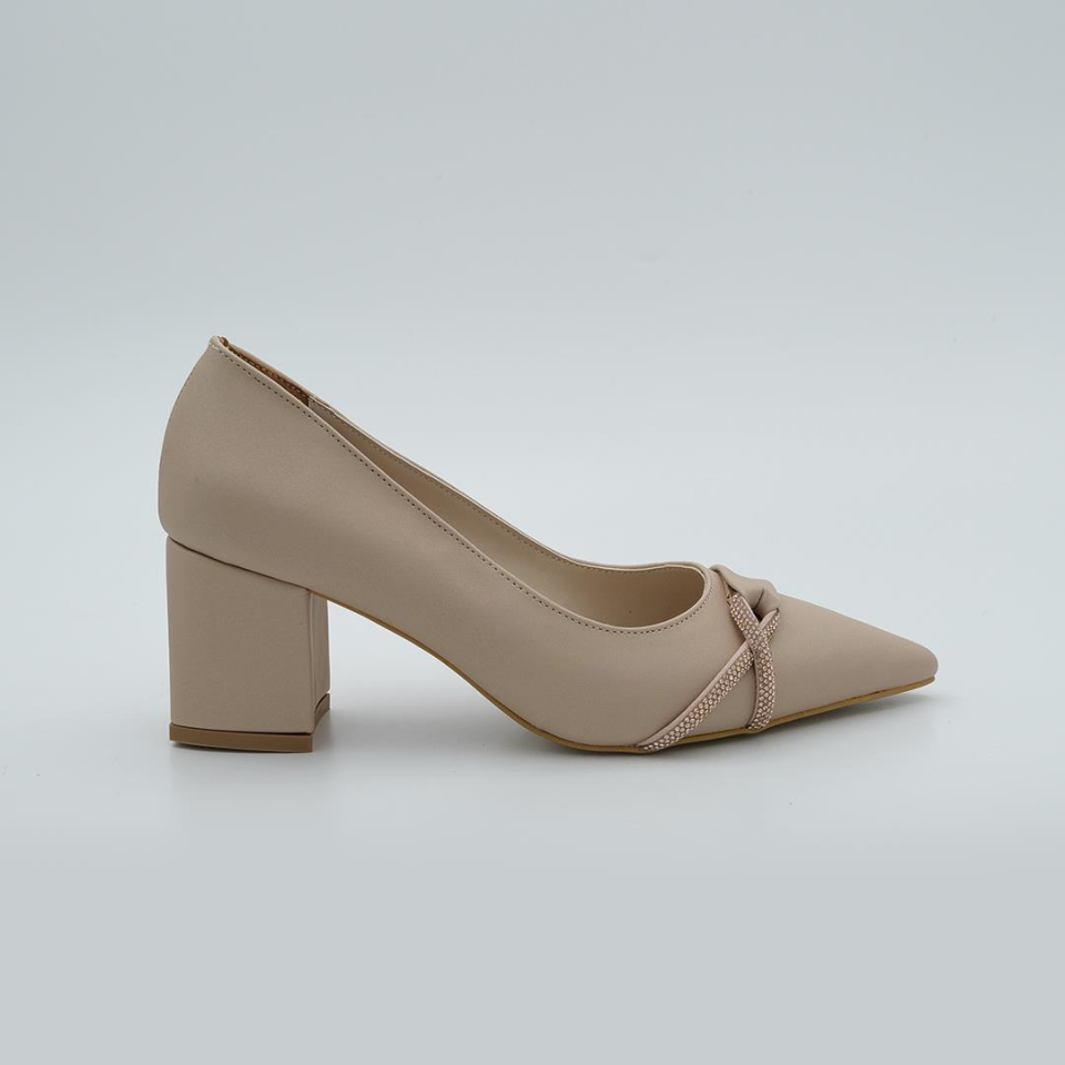 483 Kadın Topuklu Ayakkabı Ten Rengi - 40