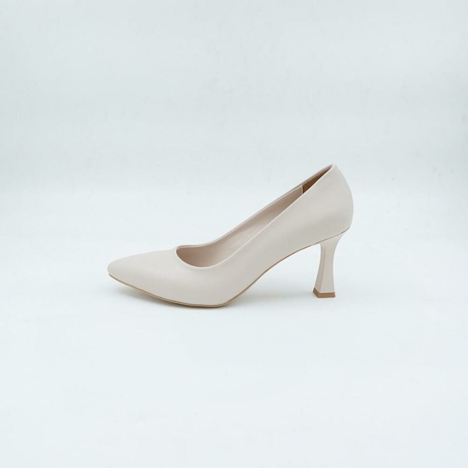 448163 Kadın Topuklu Ayakkabı 40 - Bej