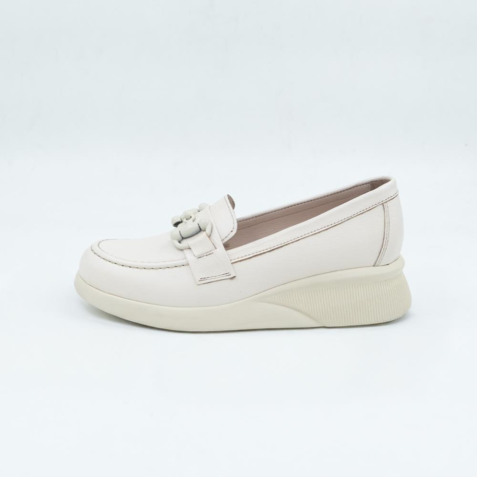 Z702-1 Kadın Deri Ayakkabı 39 - Bej