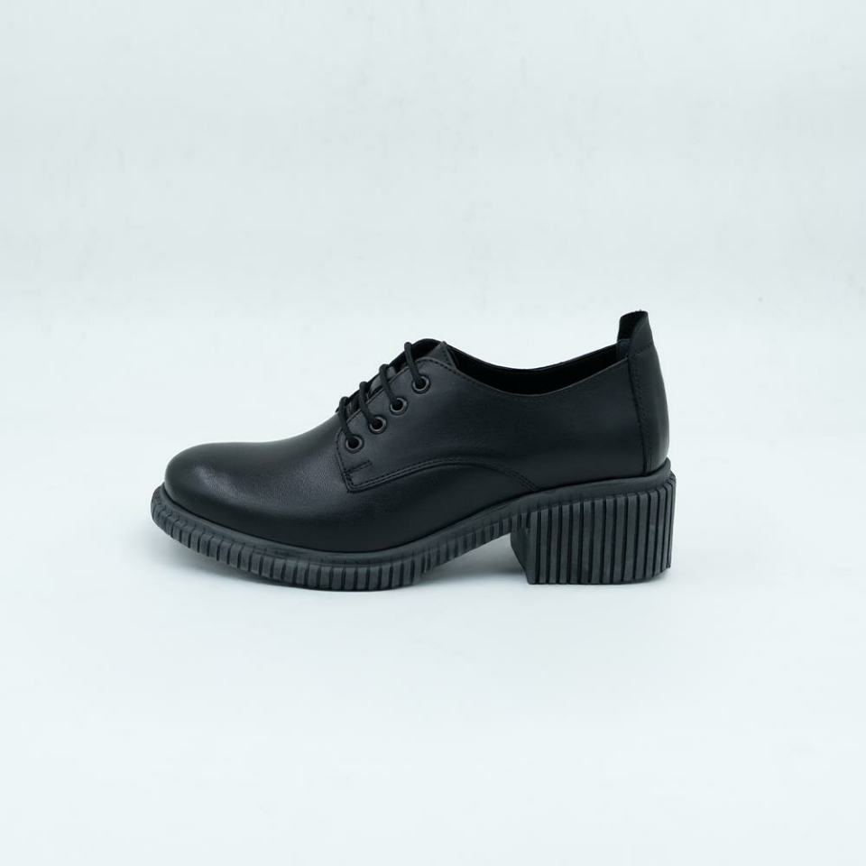 092 Kadın Deri Ayakkabı Siyah - 39