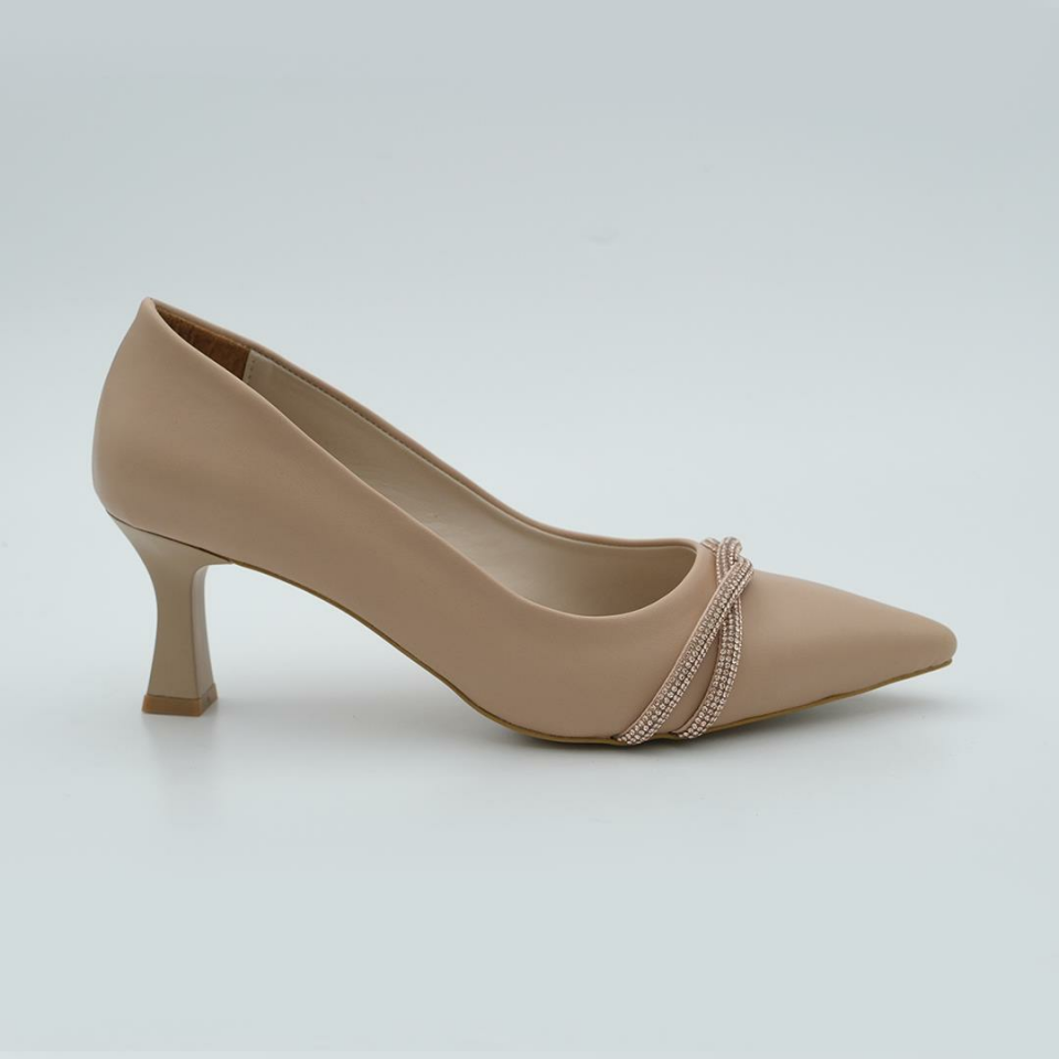 472 Kadın Topuklu Ayakkabı Ten Rengi - 40
