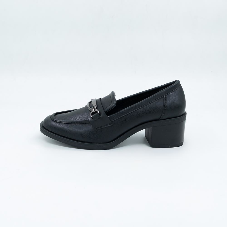 547799 Kadın Vegan Deri Ayakkabı  (5cm) Siyah - 40