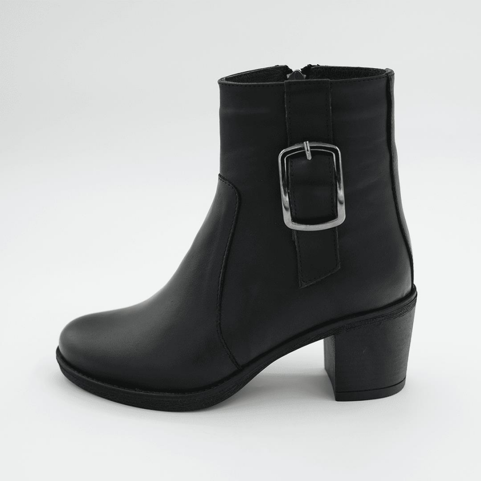 20340 Kadın Deri Bot (8 cm)