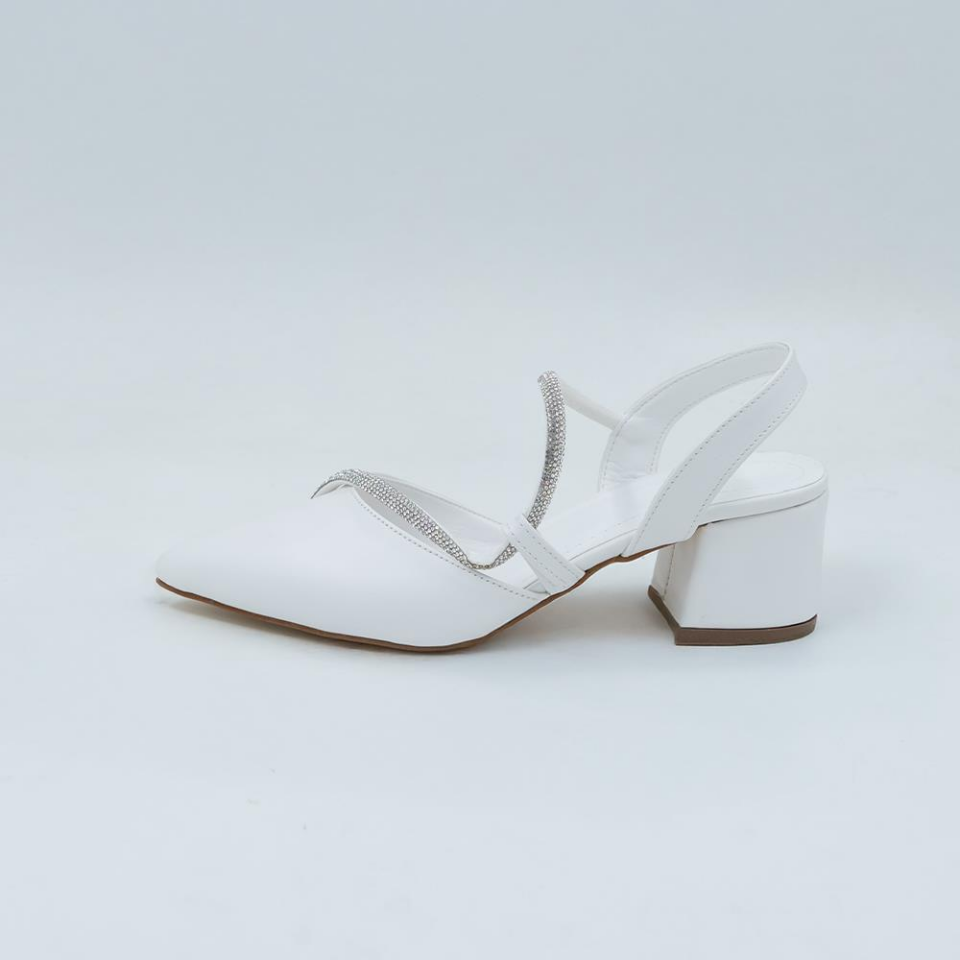 417614 Kadın Topuklu Ayakkabı 39 - Beyaz