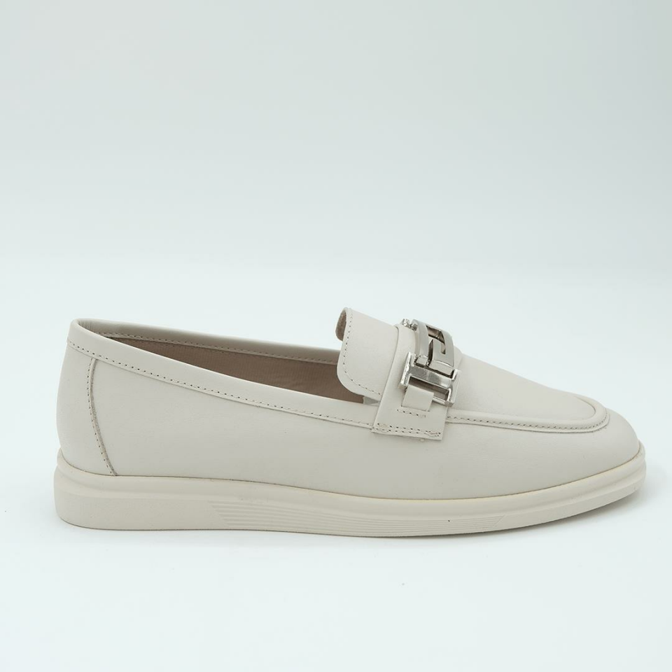 981 Kadın Deri Ayakkabı Bej - 40