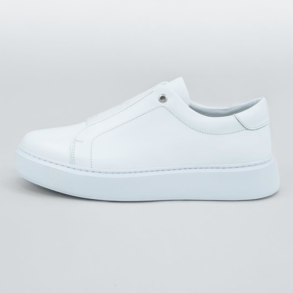 1885-7 Erkek Sneakers  Deri Ayakkabı