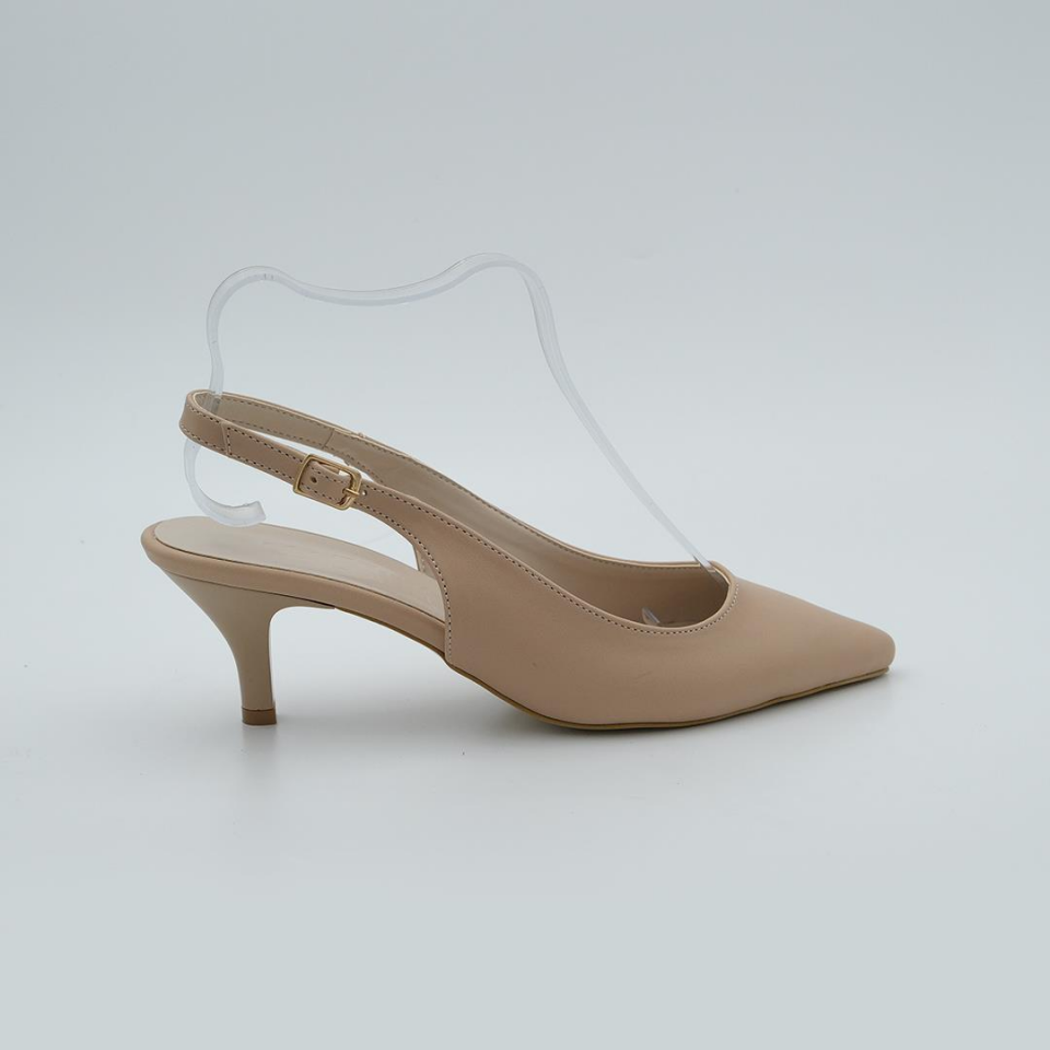 455 Topuklu Kadın Ayakkabı Ten Rengi - 39