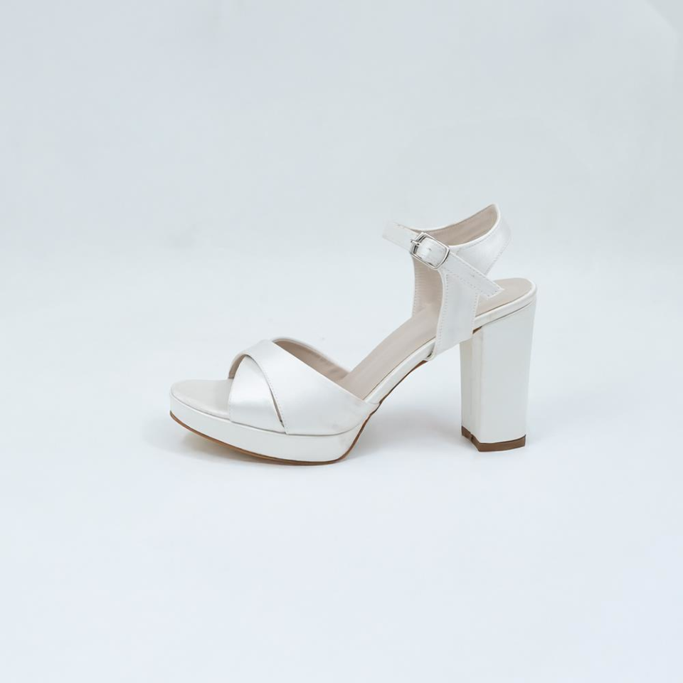 655391 Kadın Topuklu Ayakkabı 38 - Sedef Beyaz